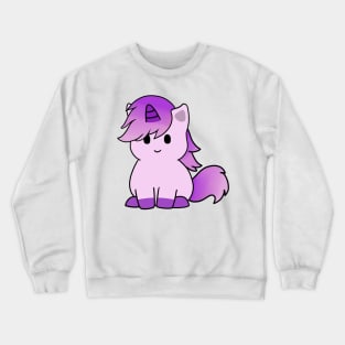 Purple Unicorn Crewneck Sweatshirt